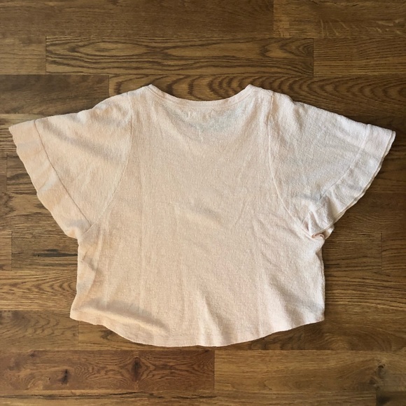 MADEWELL RIVET AND THREAD RUFFLE SLEEVE TOP - Picture 3 of 3